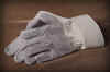 1400. 3/4 Side split leather back, 2.5" rubberized cuff, Kevlar thread. L - XL. PRICE PER DOZEN.