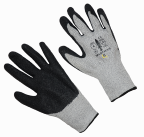 CUT RESISTANT KNIT HPPE,Cut resistant glove,latex crinkle coated, ANSI cut 4. PRICE PER DOZEN