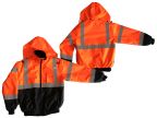 WINTER APPAREL. Two in One Bomber jacket,Hi-Viz Orange,class 3. Sizes M-5XL. PRICE EACH