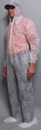 PP25CB. White polypropylene lab coat, elastic wrists and booted. L - 5XL. PRICE PER CASE.