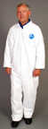 SG1412. Tyvek coverall with collar and zipper. S - 6XL. PRICE PER CASE.