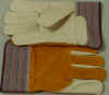 5210SB. REGULAR GRAIN LEATHER PALM, SPLIT LEATHER BACK, 2.5" RUBBERIZED CUFF. S-XXL. PRICE PER DOZEN