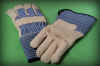 5221.TOP COW GRAIN LEATHER PALM, 4.5" RUBBERIZED CUFF, S-XL. PRICE PER DOZEN.