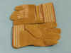 5110. REGULAR GRADE PIGSKIN SPLIT LEATHER PALM, 2.5" PE CUFF. PRICE PER DOZEN.