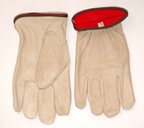 9-4264R. Insulated GRAIN  Drivers, keystonethumb, red fleece lined. S - 3XL. PRICE PER DOZEN.