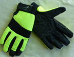 9-HVGMC20. Hi Vis Green Mechinics,foam padding,waterproof lined. Price per Pair.