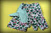 CLOSE OUT ITEM. FLORAL COTTON, BAND TOP WITH POLKA DOTS ON PALM, LADIES. PRICE PER DOZEN.