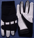 MCG26. Sport/Mechanics Prem grain goatskin, spandex back, velcro strap. XS-XXL. PRICE PER PAIR.