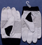 MCG40. Sport/Mechanics Premium goatskin, double palm, spandex back. S - XXL. PRICE PER PAIR.