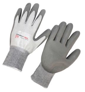 CUT RESISTANT HPPE soft fiber, ANSI cut level 2, polyurethane. Sizes S-2XL PRICE PER DOZEN