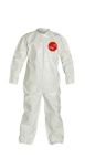 SL120BWH. TYCHEM SL Coverall, bound  seams, zipper. LG -XL. PRICE PER CASE OF 12