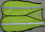 SVG. Lime green universal SAFETY vest. PRICE EACH.