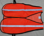 SVO. Orange universal SAFETY vest. PRICE EACH.